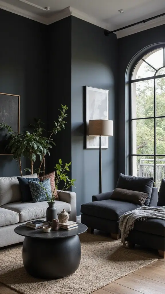 46 Black House Interior Design Looks That Make a Bold Statement - 38. Black in Accent Furniture
