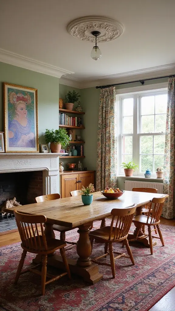 46 Dining Room with Fireplace Ideas That Add Warmth - 31. Family-Friendly Space