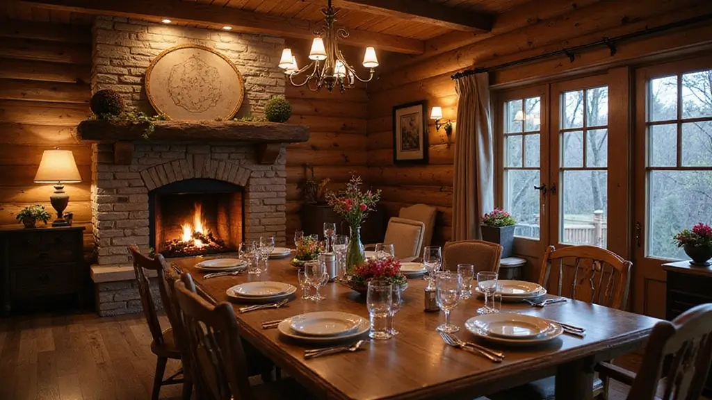 46 Dining Room with Fireplace Ideas That Add Warmth