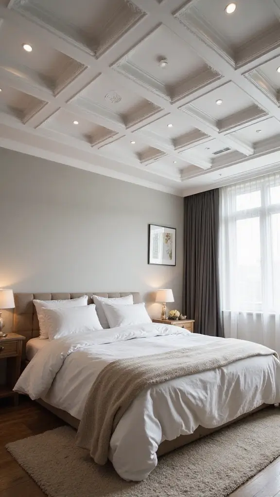 46 False Ceiling for Bedroom Designs That Make a Statement - 13. Architectural Features