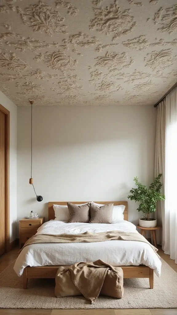 46 False Ceiling for Bedroom Designs That Make a Statement - 22. Nature Inspired