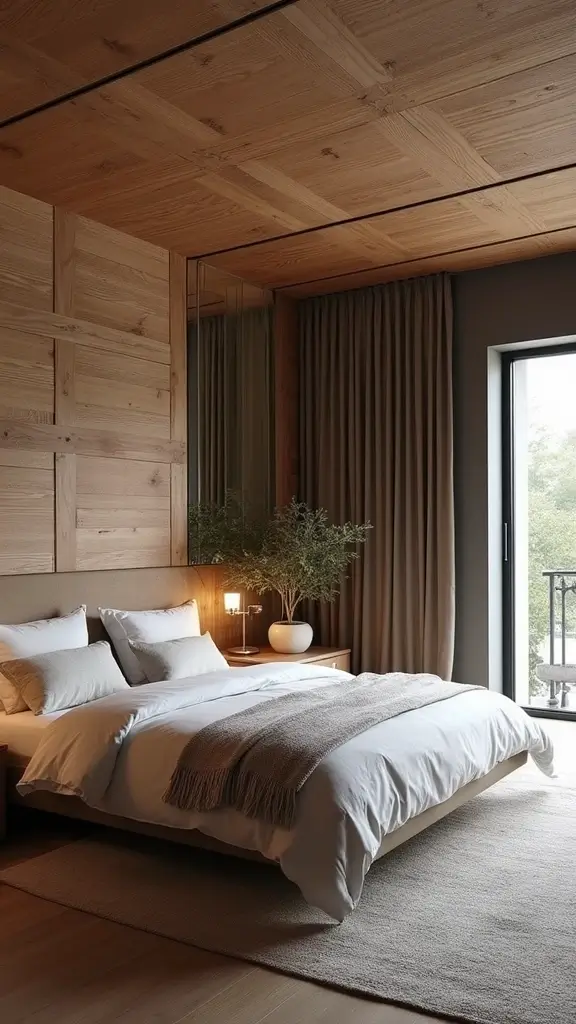 46 False Ceiling for Bedroom Designs That Make a Statement - 3. Textured Magic