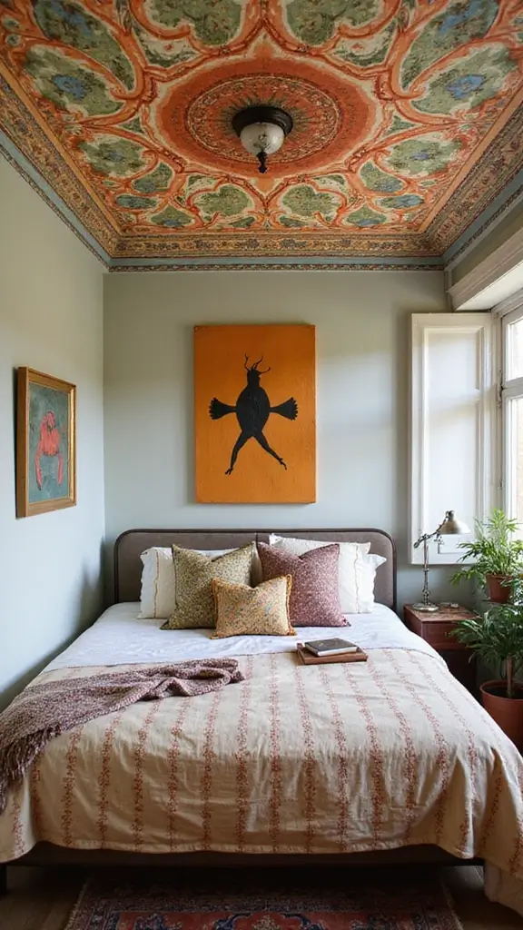46 False Ceiling for Bedroom Designs That Make a Statement - 43. Retro Styles
