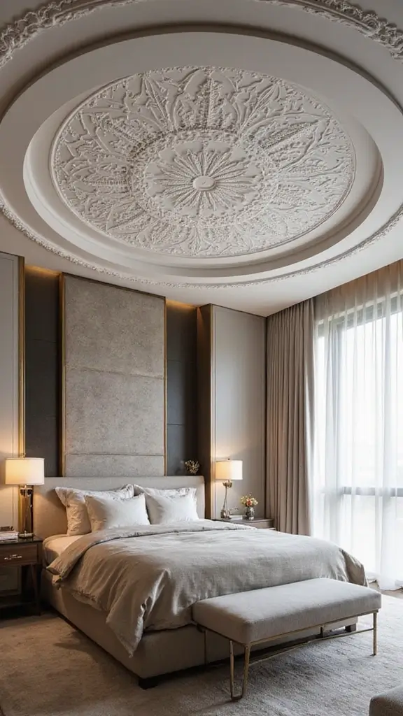 46 False Ceiling for Bedroom Designs That Make a Statement - 44. Ceiling Patterns