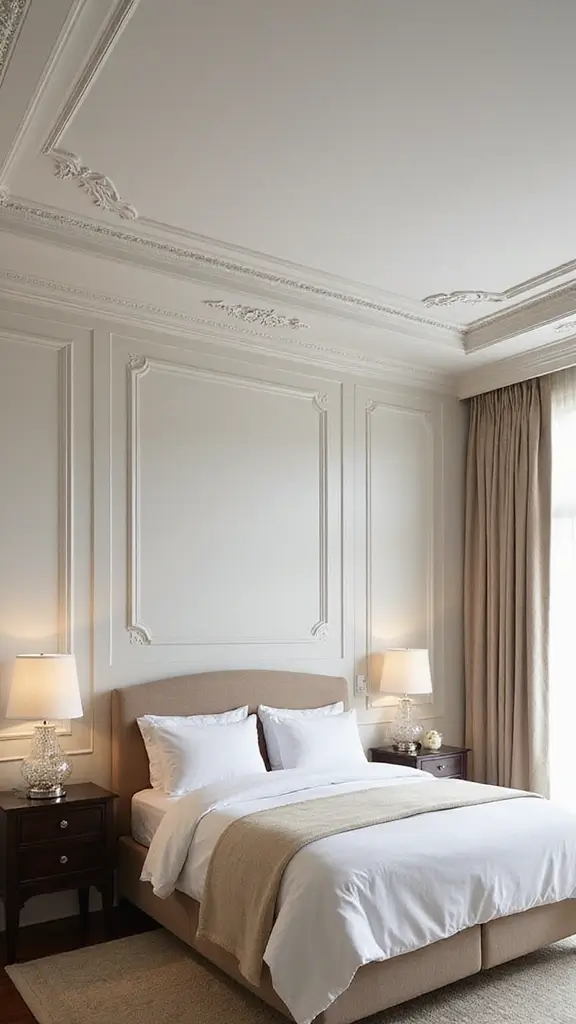 46 False Ceiling for Bedroom Designs That Make a Statement - 45. Ceiling Borders