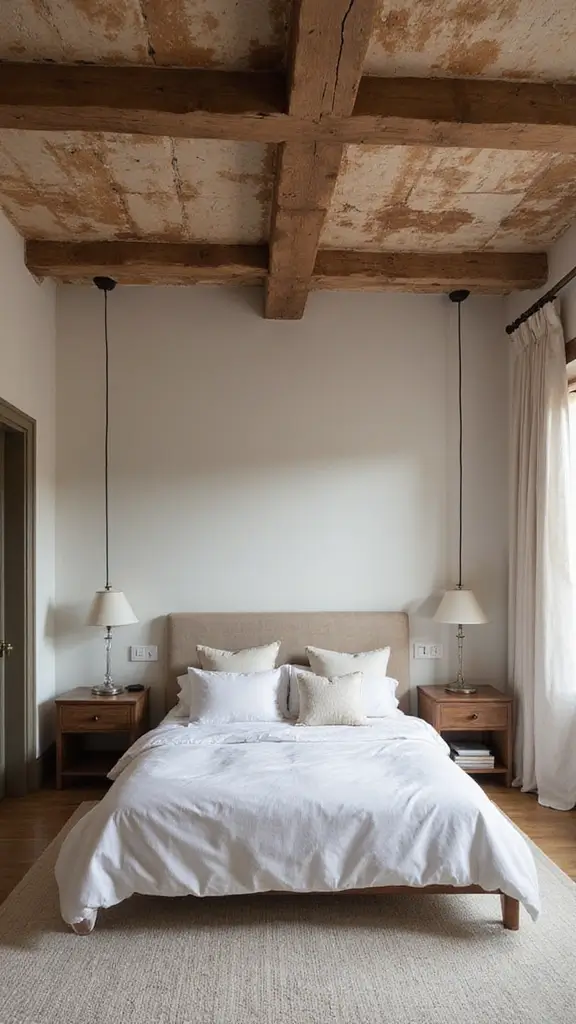 46 False Ceiling for Bedroom Designs That Make a Statement - 8. Mixed Materials