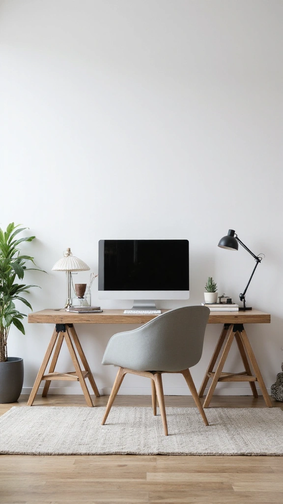 46 Home Office Decor Ideas That Inspire Focus - 9. Minimalist Approach