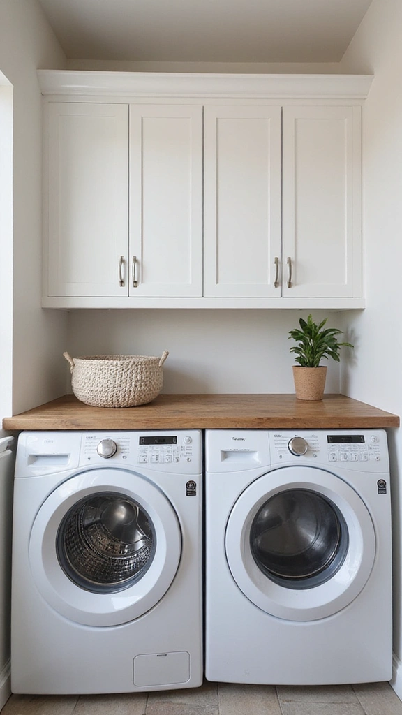 46 Laundry Room Ideas Top Loader Layouts That Maximize Space - 17. Customized Countertops