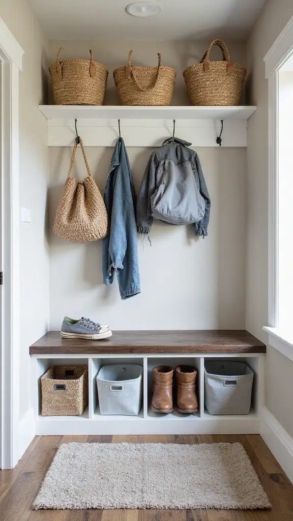 46 Laundry Room Ideas Top Loader Layouts That Maximize Space - 34. Laundry Room Entryway