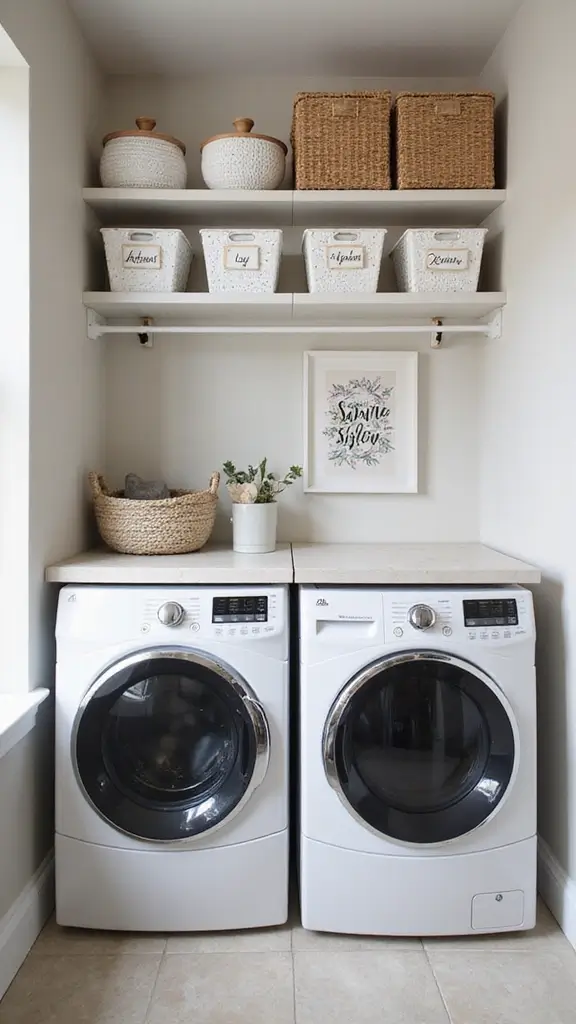 46 Laundry Room Ideas Top Loader Layouts That Maximize Space - 4. Smart Laundry Hamper Solutions