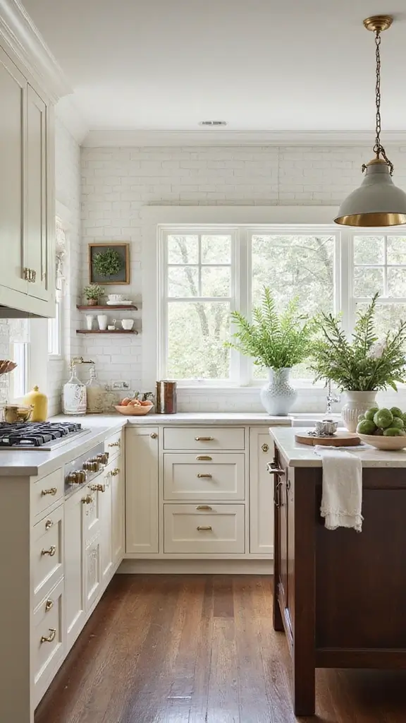 46 Modern Colonial Interior Design Ideas That Inspire Elegance - 1. Elegant Colonial Kitchen with Contemporary Flair