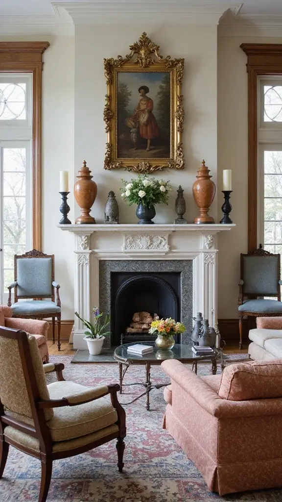 46 Modern Colonial Interior Design Ideas That Inspire Elegance - 26. Timeless Decorative Accents
