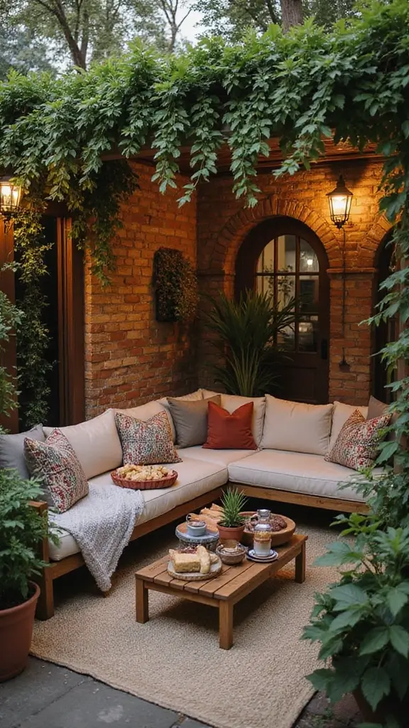 46 Modern Colonial Interior Design Ideas That Inspire Elegance - 33. Inviting Outdoor Seating Areas