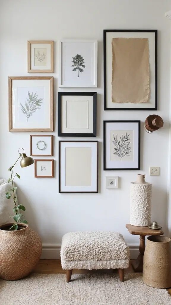 46 Modern Colonial Interior Design Ideas That Inspire Elegance - 34. Crafting Unique Gallery Walls