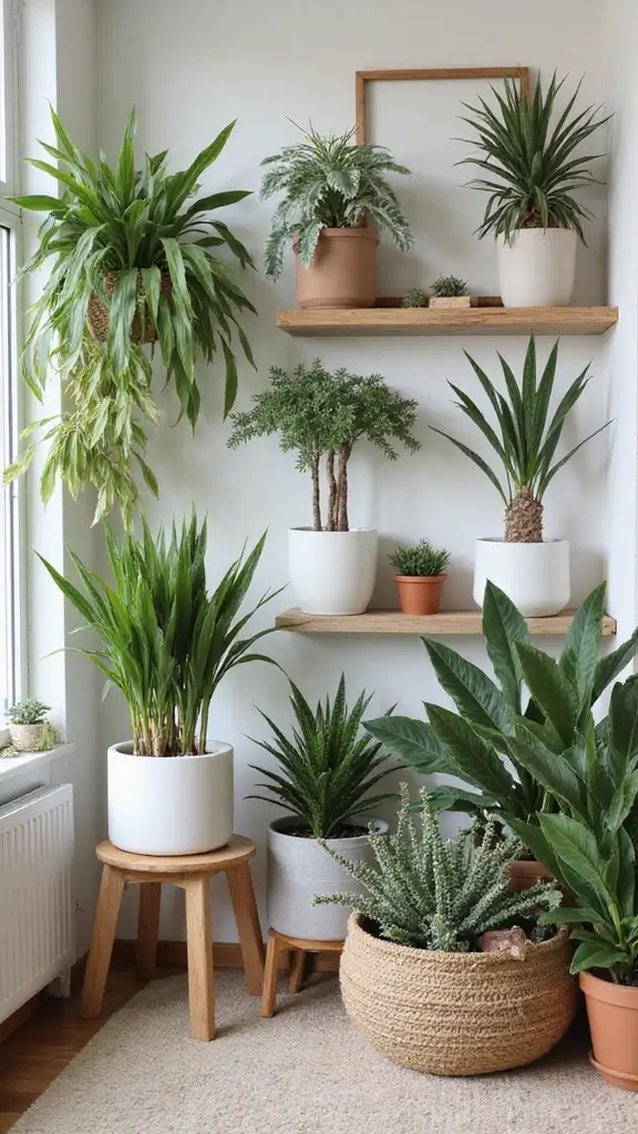 46 Modern Colonial Interior Design Ideas That Inspire Elegance - 39. Integrative Indoor Plants