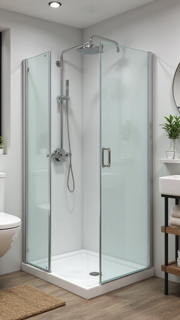 46 Small Bathroom Remodel Ideas That Save Big on Space - 3. Compact Shower Units