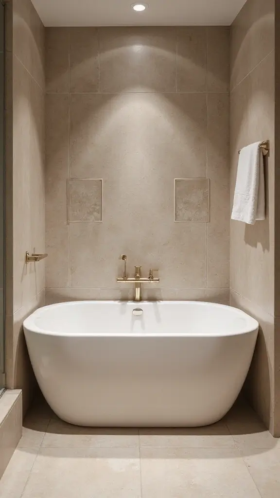 46 Small Bathroom Remodel Ideas That Save Big on Space - 30. Small Space Bathtubs
