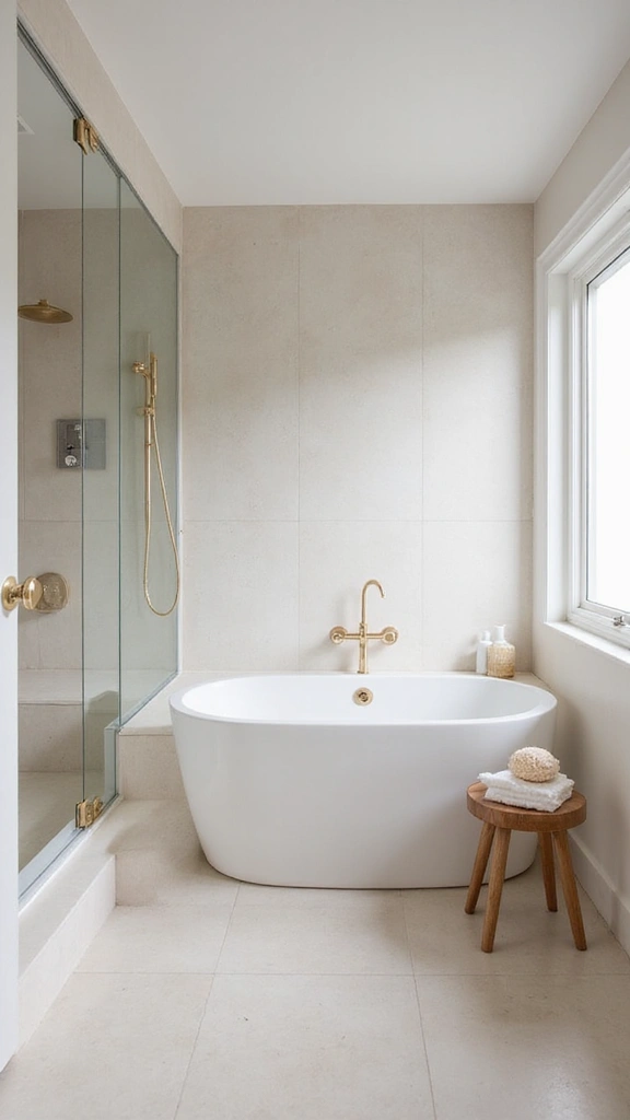 46 Small Bathroom Remodel Ideas That Save Big on Space - 5. Light Colors and Mirrors