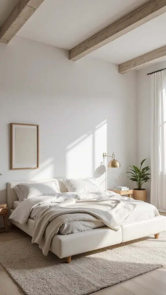 46 Small Bedroom Layout Ideas 10x10 That Save Space Beautifully - 13. Minimalistic Approach