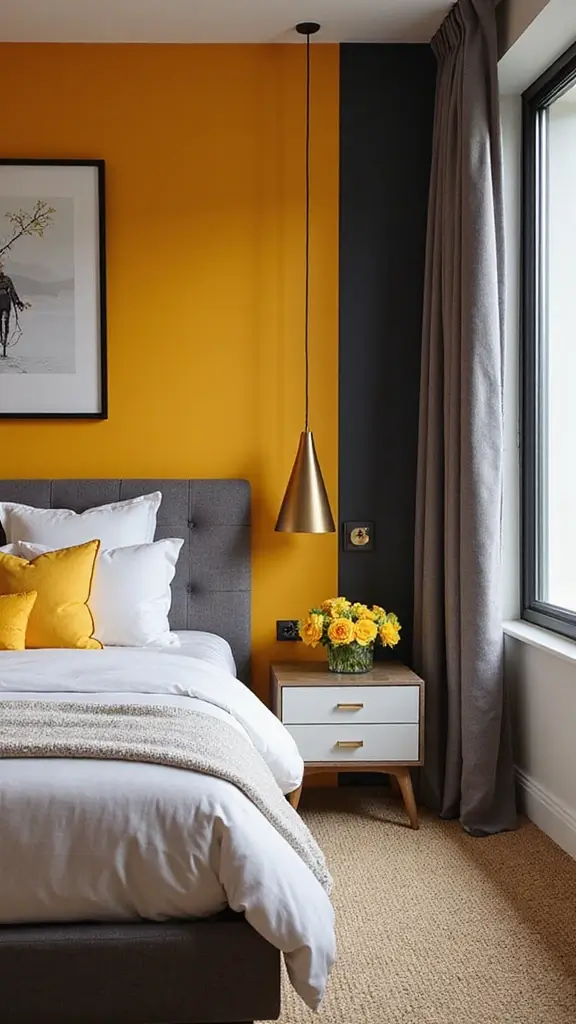 46 Small Bedroom Layout Ideas 10x10 That Save Space Beautifully - 23. Accent Walls for Visual Interest