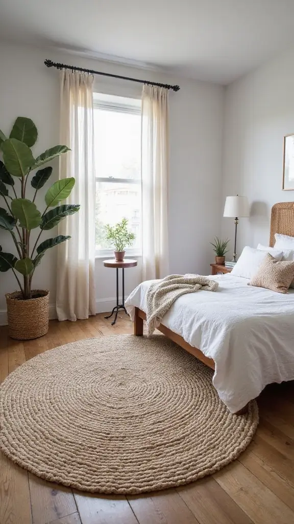 46 Small Bedroom Layout Ideas 10x10 That Save Space Beautifully - 41. Space-Optimizing Rugs