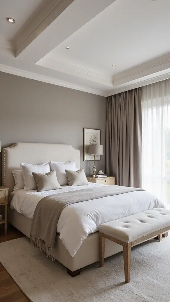 47 Bedroom False Ceiling Design Modern Simple Styles That Elevate - 10. Simple Tray Ceilings