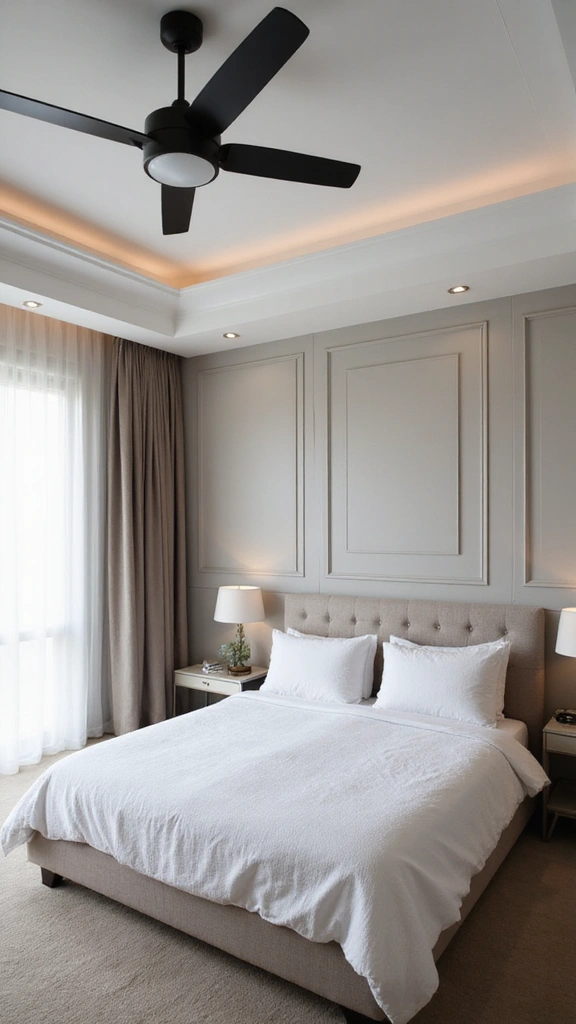 47 Bedroom False Ceiling Design Modern Simple Styles That Elevate - 16. Understated Elegance