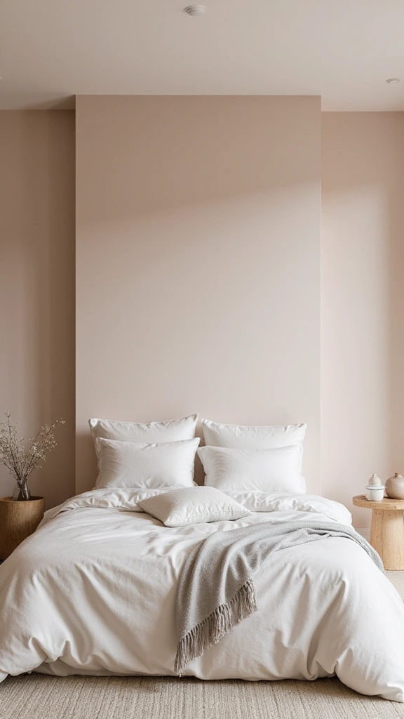 47 Bedroom False Ceiling Design Modern Simple Styles That Elevate - 17. Soft Palette for Serenity
