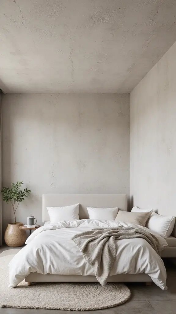 47 Bedroom False Ceiling Design Modern Simple Styles That Elevate - 42. Textured Plaster Ceilings