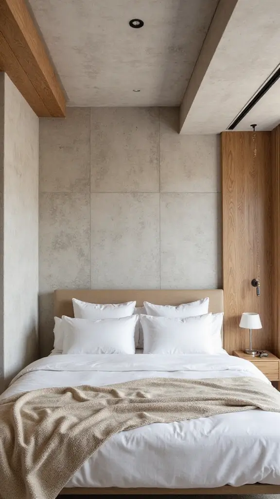47 Bedroom False Ceiling Design Modern Simple Styles That Elevate - 6. Contrast of Textures