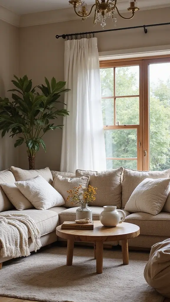 47 Cozy & Stylish Sustainable Home Decor Ideas for Your Living Room - 27. Soft Furnishings