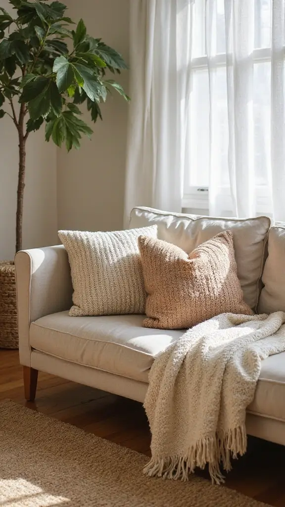47 Decorating Ideas for the Home You’ll Want to Try Now - 3. Sustainable Textiles