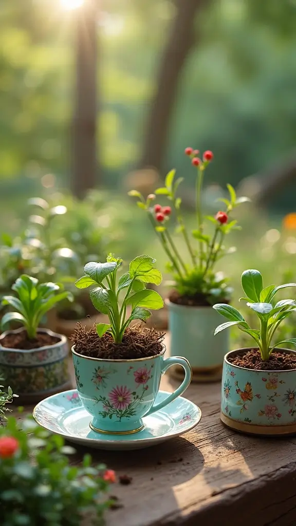 47 Decorating Ideas for the Home You’ll Want to Try Now - 34. Upcycled Planters