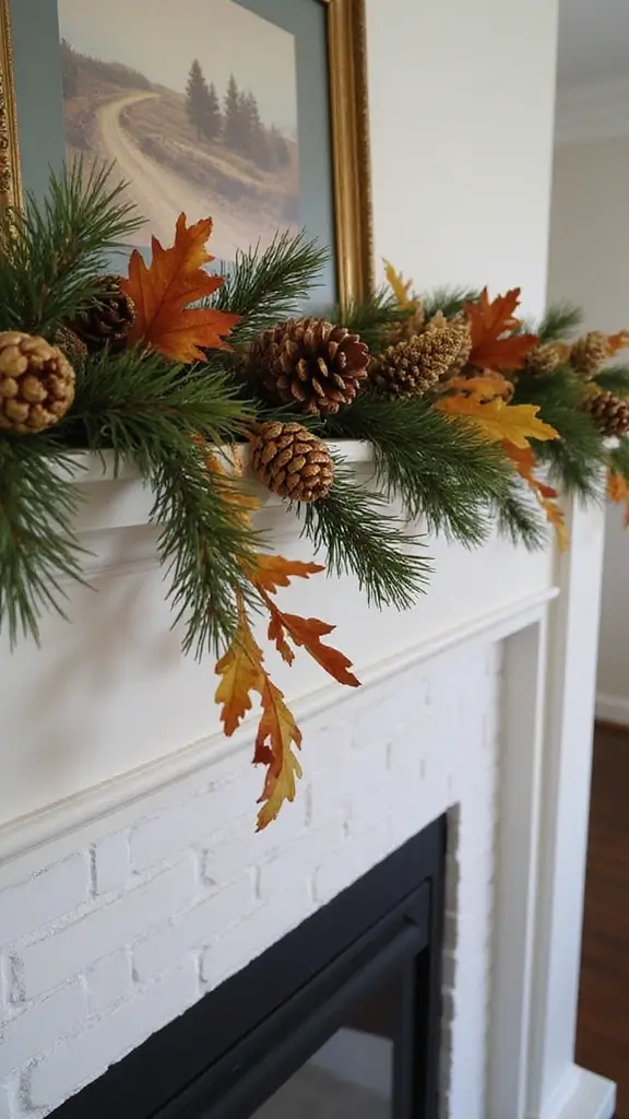 47 Fall Decor Ideas for the Home DIY Projects You’ll Love - 2. Pine Cone Garland