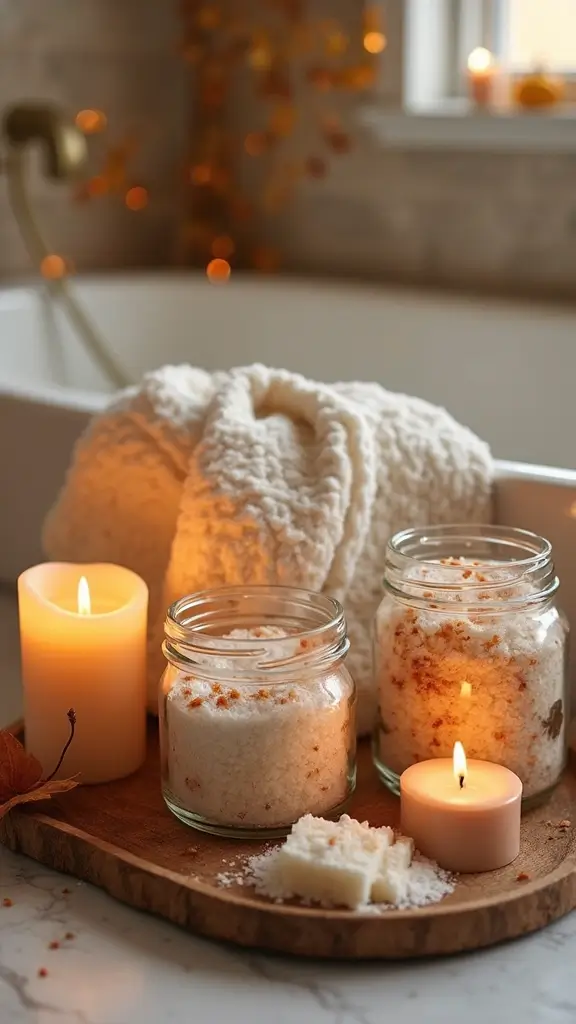 47 Fall Decor Ideas for the Home DIY Projects You’ll Love - 32. Autumn Scented Bath Salts