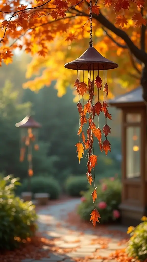 47 Fall Decor Ideas for the Home DIY Projects You’ll Love - 41. Seasonal Wind Chimes
