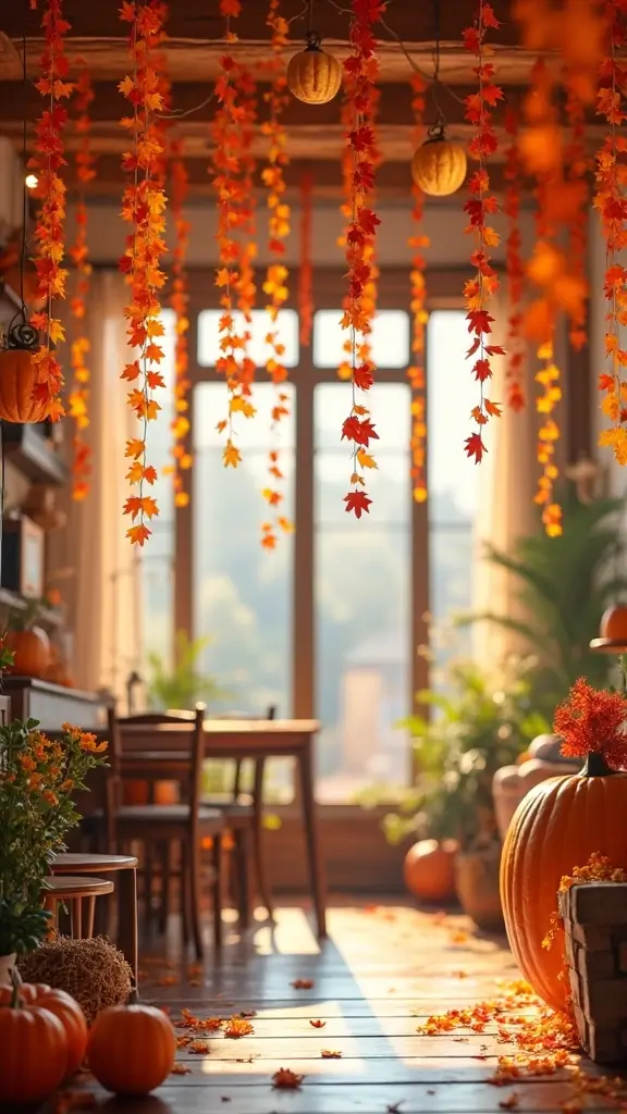 47 Fall Decor Ideas for the Home DIY Projects You’ll Love - 44. Fall-Themed Streamers