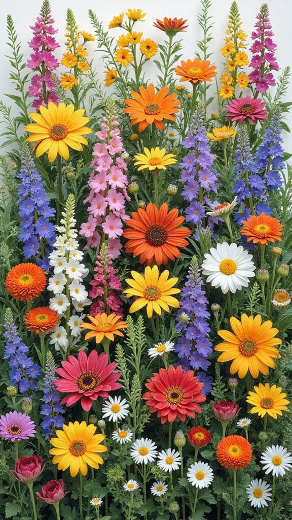 47 Flower Garden Ideas in Front of House for Stunning Curb Appeal - 39. Eclectic Garden Mix