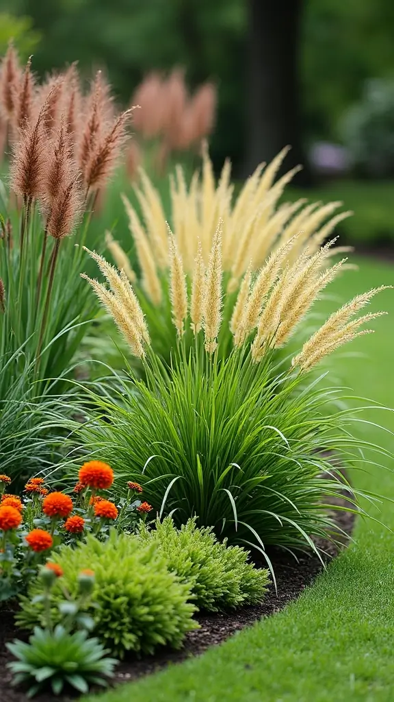 47 Flower Garden Ideas in Front of House for Stunning Curb Appeal - 40. Edging with Unique Plants