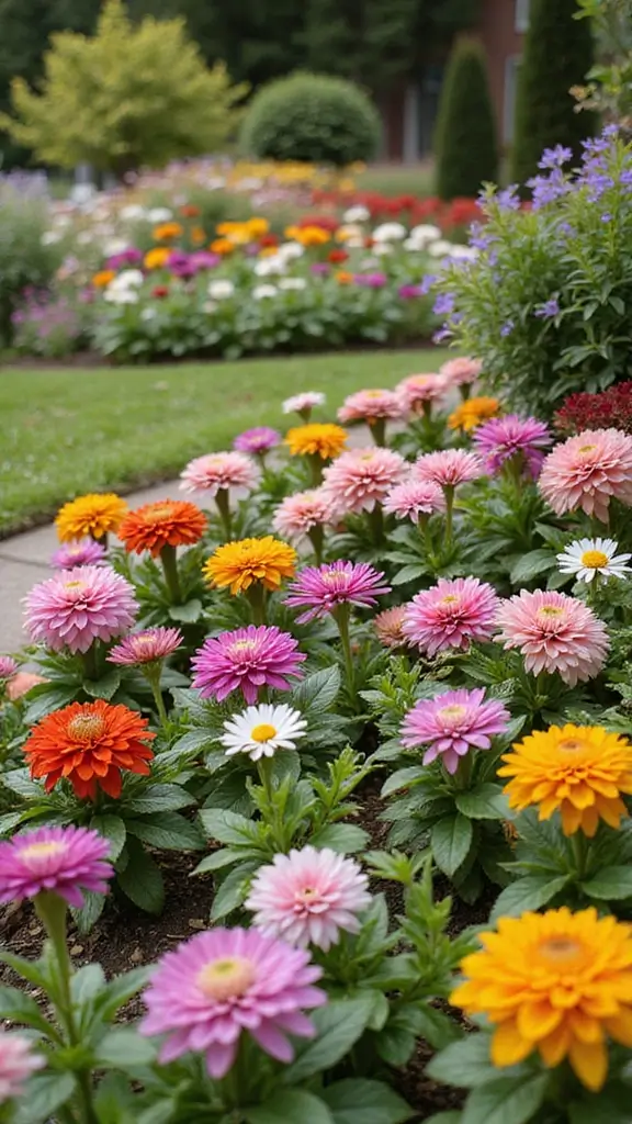 47 Flower Garden Ideas in Front of House for Stunning Curb Appeal - 42. Seasonal Festivals in the Garden