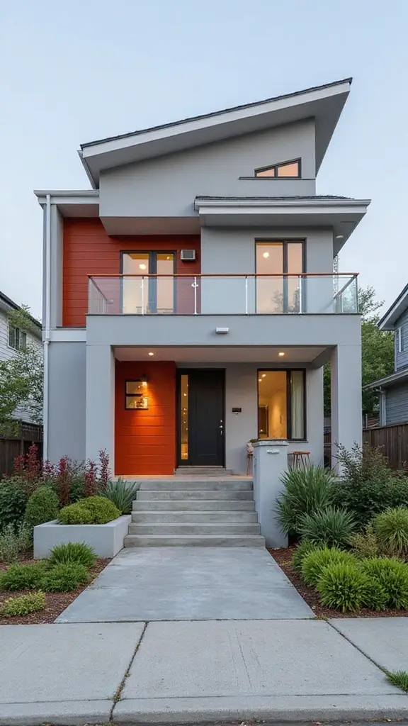 47 Home Exterior Colors in India That Are Trending Now - 19. Light Gray