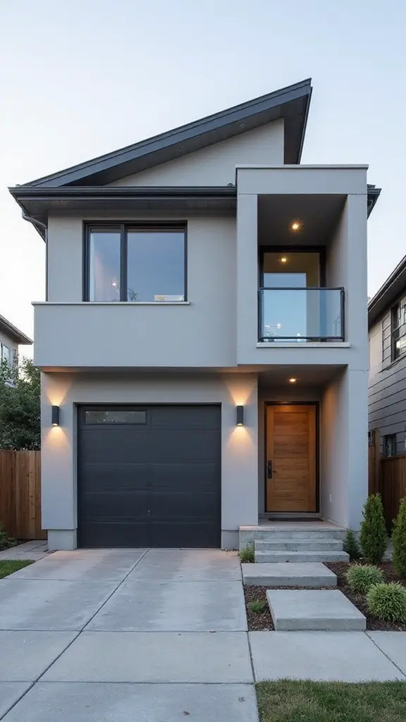 47 Home Exterior Colors in India That Are Trending Now - 39. Light Silver Gray