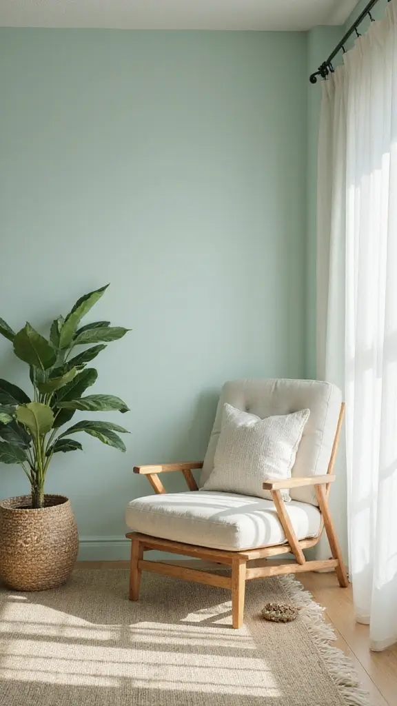 47 House Color Schemes Interior Palettes That Wow Instantly - 10. Crisp Seafoam and Soft Sand