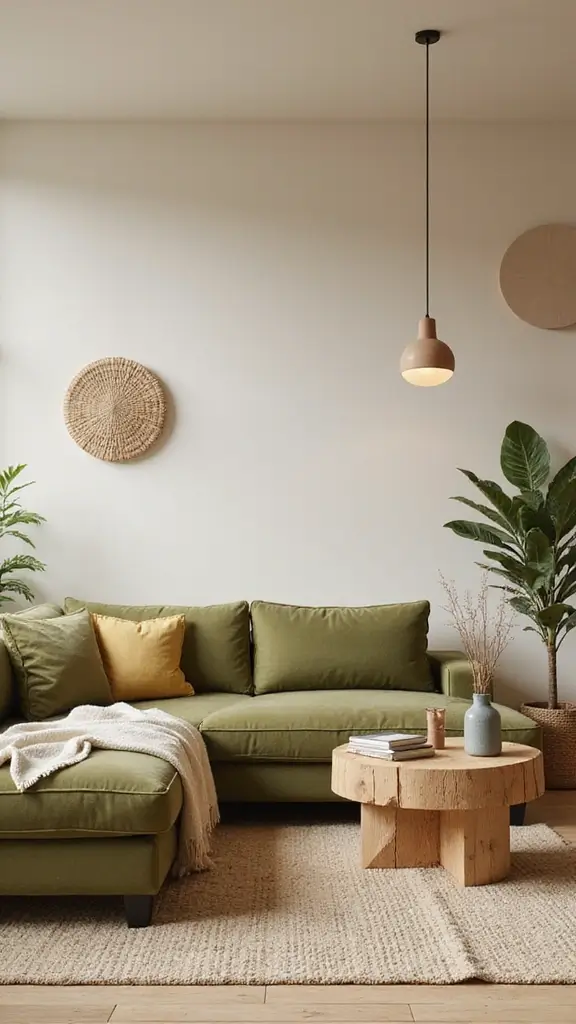 47 House Color Schemes Interior Palettes That Wow Instantly - 15. Calm Cream and Olive Green