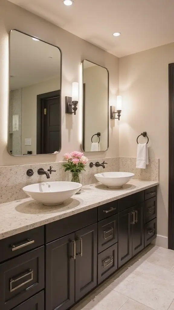47 Jack and Jill Bathroom Ideas Layouts That Actually Work - 2. Dual Sink Arrangements