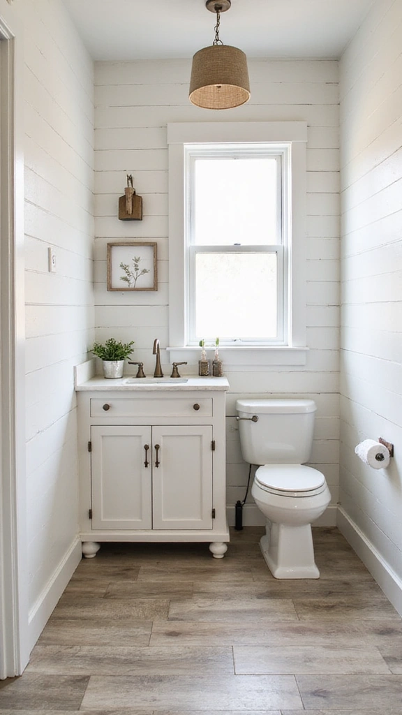 47 Jack and Jill Bathroom Ideas Layouts That Actually Work - 22. Chic Farmhouse