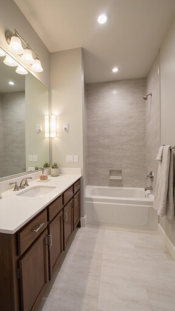47 Jack and Jill Bathroom Ideas Layouts That Actually Work - 25. Integrated Lighting