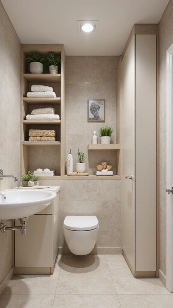 47 Jack and Jill Bathroom Ideas Layouts That Actually Work - 3. Space-Saving Solutions