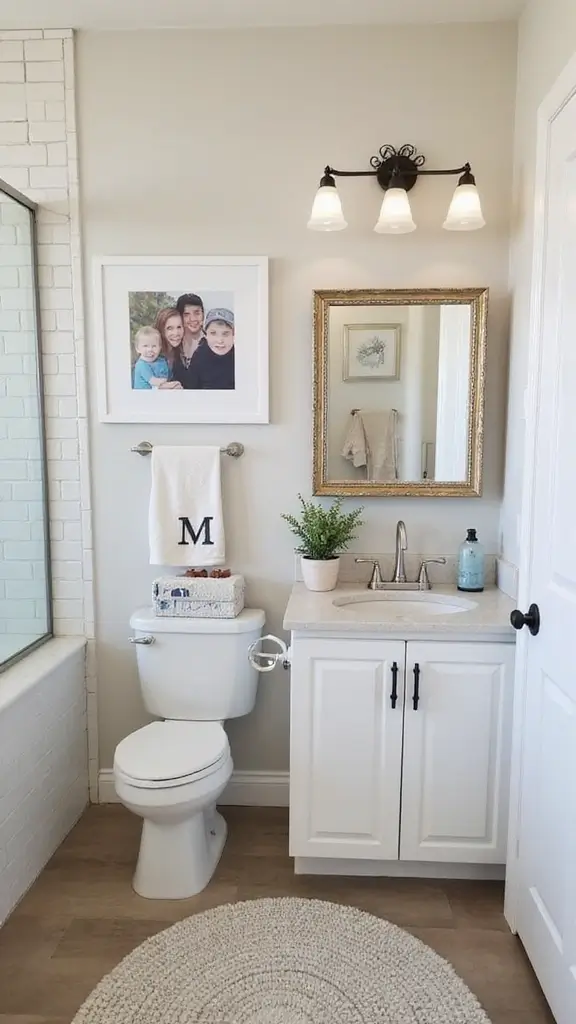 47 Jack and Jill Bathroom Ideas Layouts That Actually Work - 37. Personalized Decor