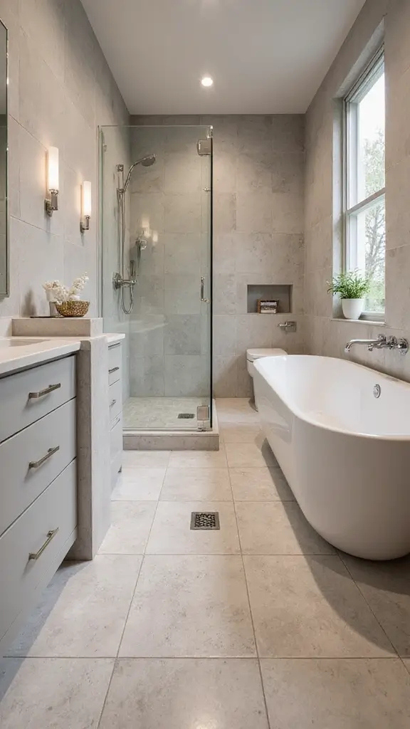 47 Jack and Jill Bathroom Ideas Layouts That Actually Work - 41. Underfloor Heating